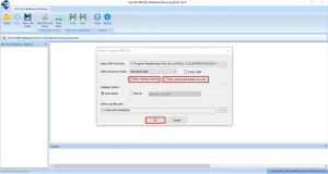Enable the options for deleted records