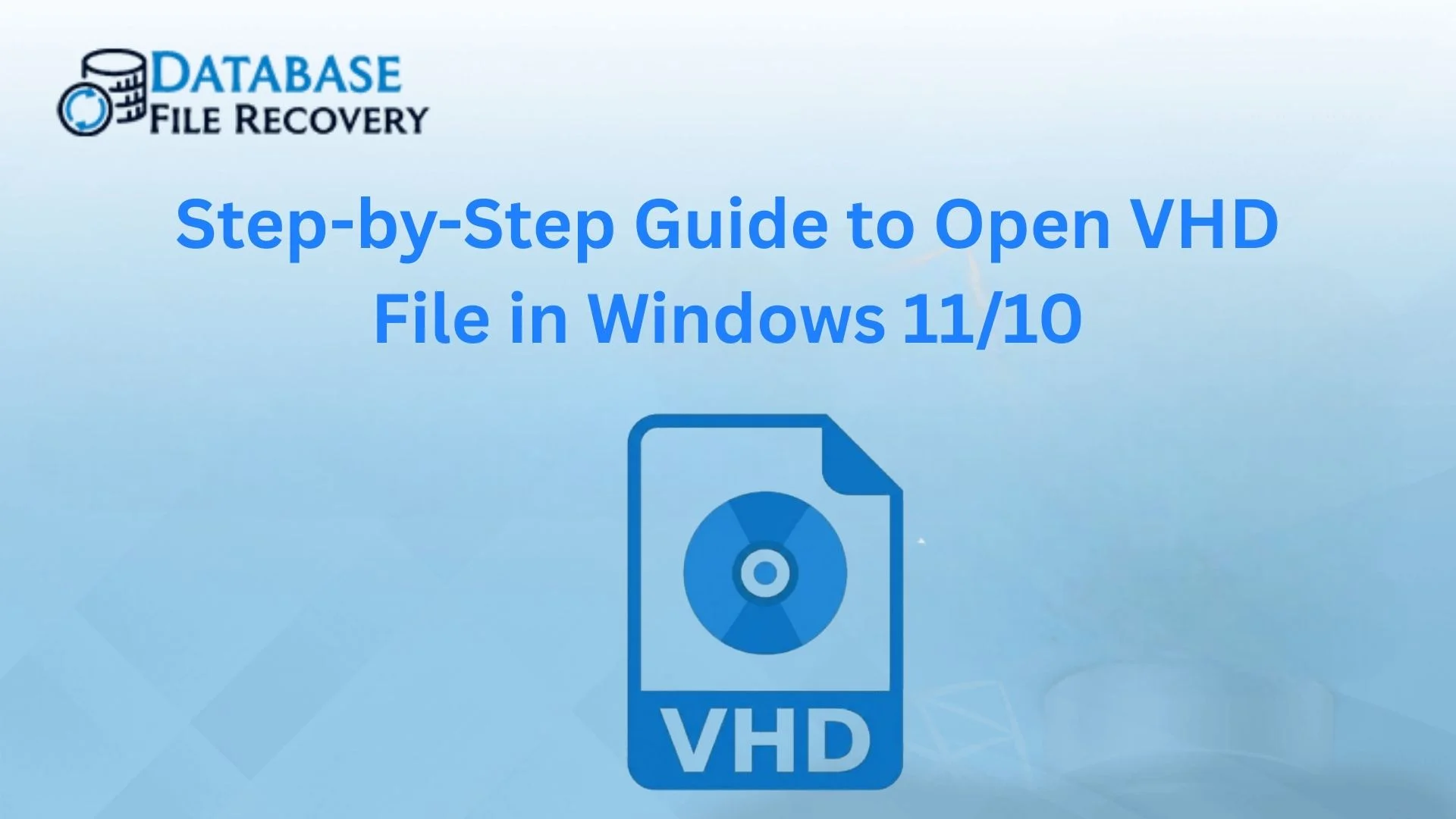 Open VHD File in Windows
