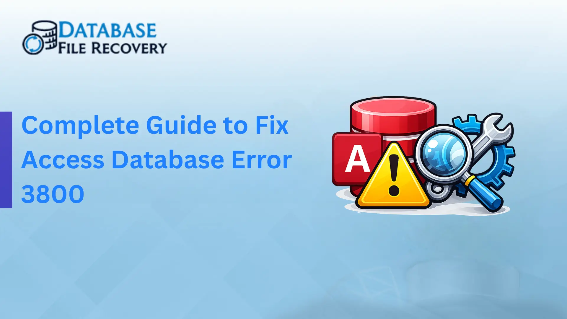 Fix Microsoft Access Error 3800