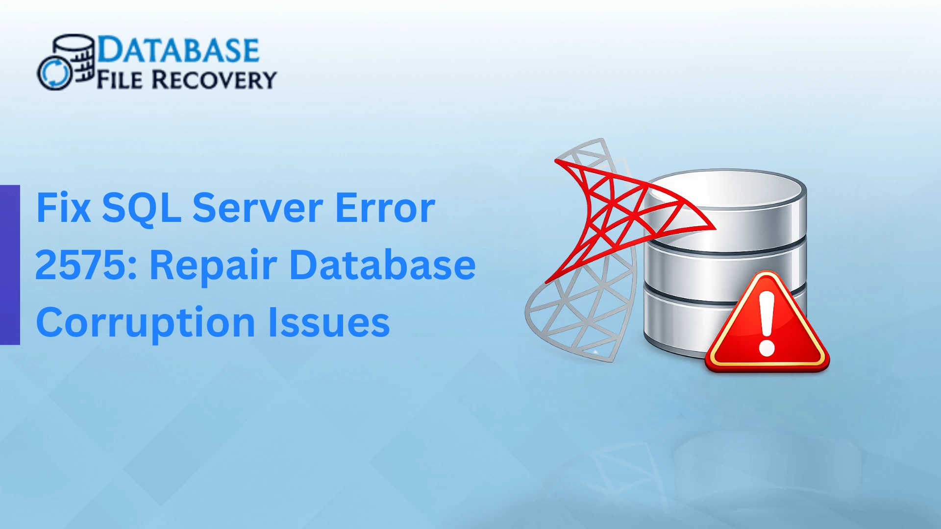 Fix SQL Server Error 2575