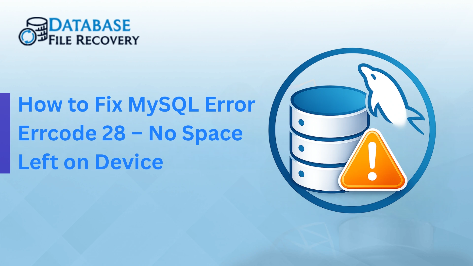 Fix MySQL error errcode 28